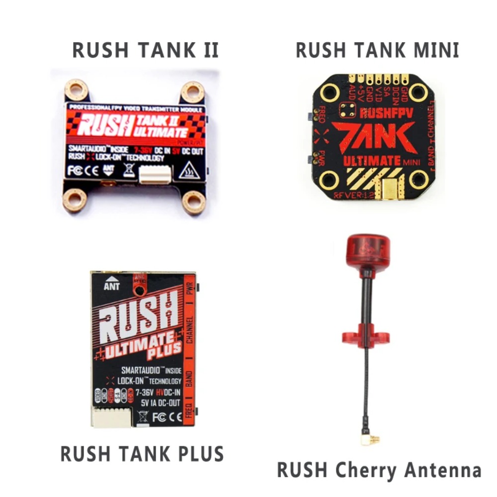 Fpv Drone Frame - Transmissor de Vídeo RUSH TANK Ultimate