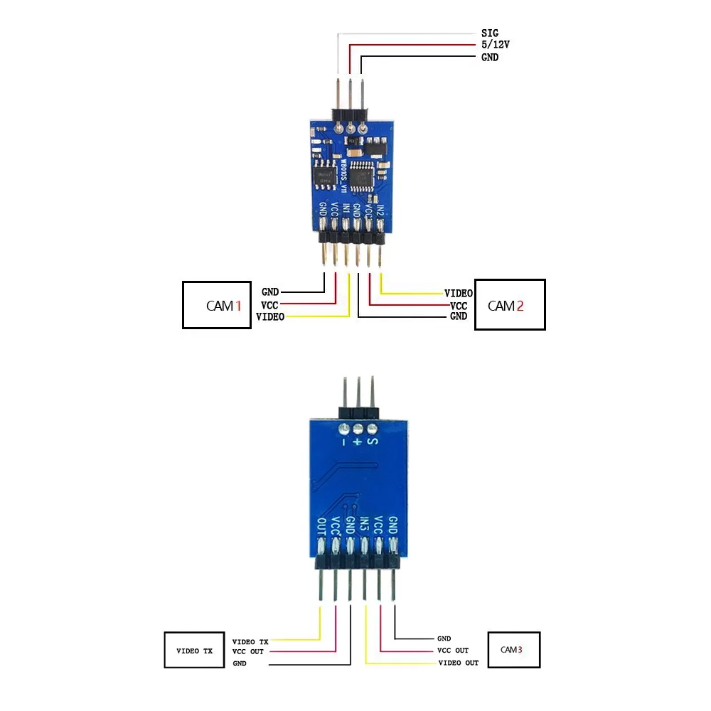Módulo de comutação de vídeo d - Fpv Drone Battery avaliação e preço