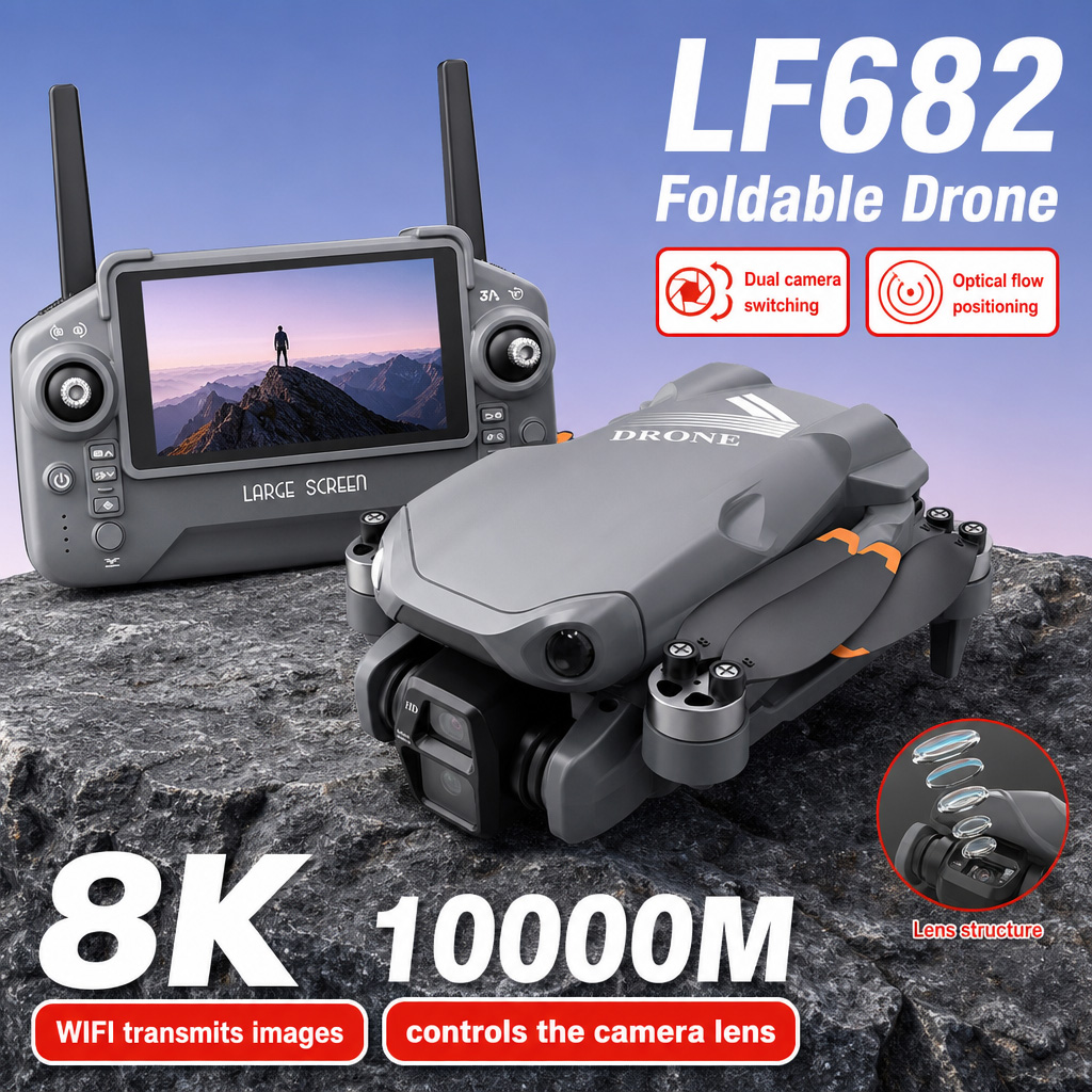Drone Aéreo LF682 com Câmeras  - Fpv Drone Battery avaliação e preço