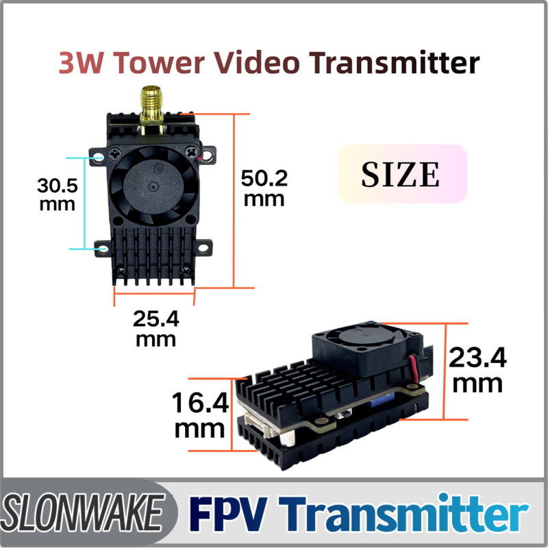 SLONWAKE 5.8G 3000mW Simulação - Fpv Drone Frame avaliação e preço